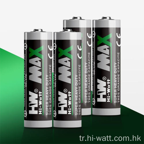 HW AA Pil R6P 1.5V Metal Kılıf